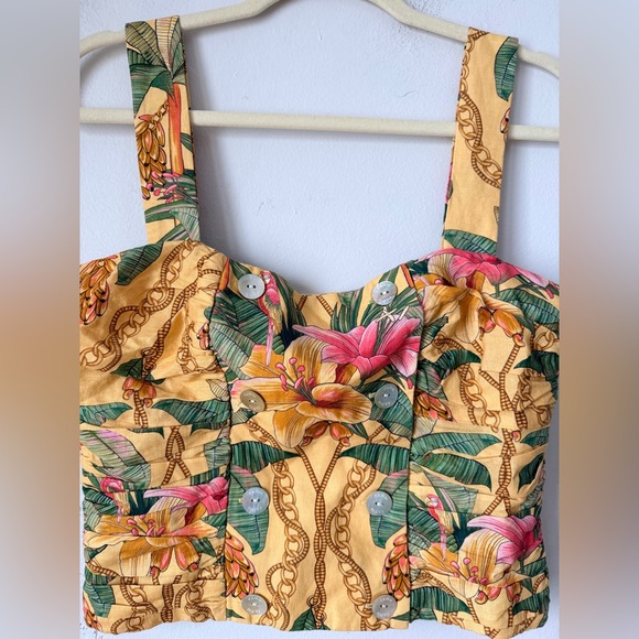 FARM RIO FLORAL TOP - Picture 5 of 12